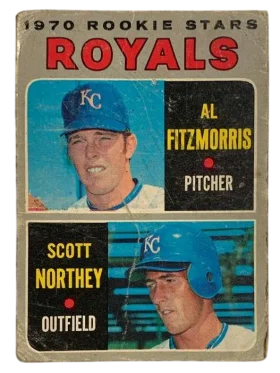 241 Royals 1970 Rookie Stars Al Fitzmorris Scott Northey Rs Rc 1970 O Pee from Chee Front