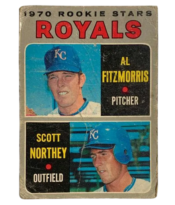 241 Royals 1970 Rookie Stars Al Fitzmorris Scott Northey Rs Rc 1970 O Pee from Chee Front