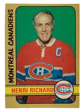 251 Henri Richard 1972 73 O Pee from Chee Front