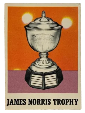 257 James Norris Trophy 1970 71 O Pee Chee from Front Pr