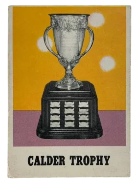 258 Calder Trophy 1970 71 O Pee Chee from Front Vg
