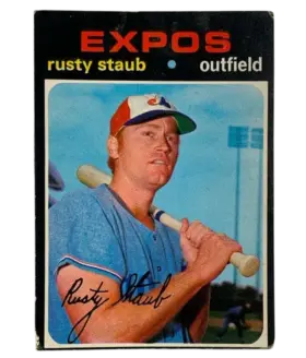 289 Rusty Staub 1971 O Pee from Chee Front