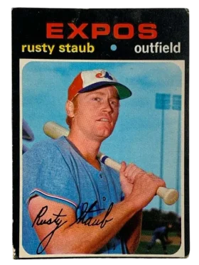 289 Rusty Staub 1971 O Pee from Chee Front