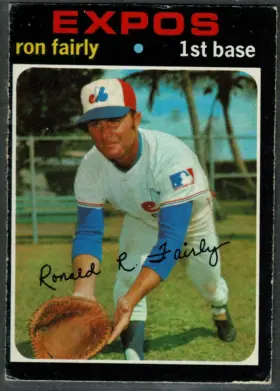 315 Ron Fairly 1971 O Pee Chee Front from 1 1