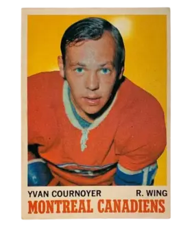 50 Yvan Cournoyer 1970 71 O Pee Chee from Front Nm