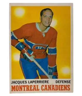 52 Jacques Laperriere 1970 71 O Pee Chee from Front Ex