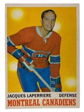 52 Jacques Laperriere 1970 71 O Pee Chee from Front Ex