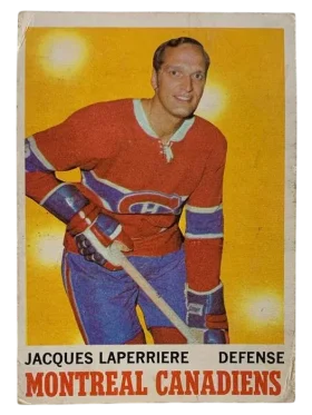 52 Jacques Laperriere 1970 71 O Pee Chee from Front Pr
