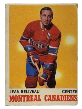 55 Jean Beliveau 1970 71 O Pee Chee from Front Pr