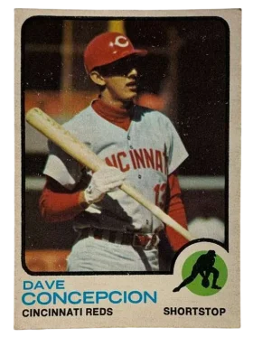 554 Dave Concepcion 1973 O Pee from Chee Front