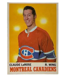 56 Claude Larose 1970 71 O Pee Chee from Front Ex