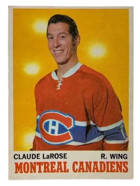 56 Claude Larose 1970 71 O Pee Chee from Front Ex