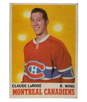 56 Claude Larose 1970 71 O Pee Chee from Front Pr