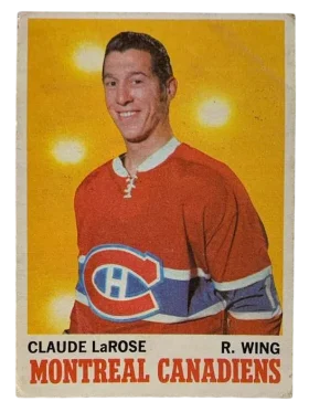 56 Claude Larose 1970 71 O Pee Chee from Front Pr