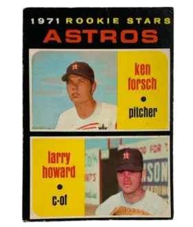 102 Astros 1971 Rookie Stars Ken Forsch Larry Howard Rs Rc 1971 O Pee from Chee Front