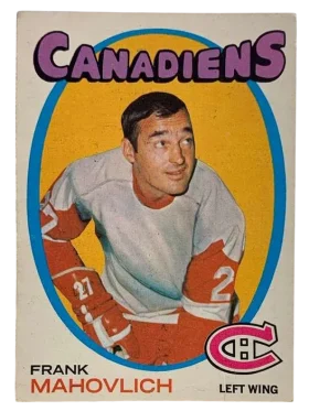 105 Frank Mahovlich 1971 72 O Pee Chee from Front Ex
