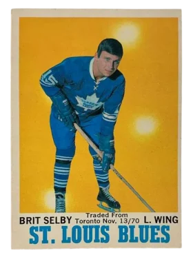 111b Brit Selby 1970 71 O Pee Chee from Front Ex