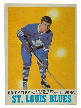 111b Brit Selby 1970 71 O Pee Chee from Front Pr
