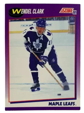 116 Wendel Clark 1991 92 Score from American Front
