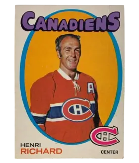 120 Henri Richard 1971 72 O Pee Chee from Front Ex