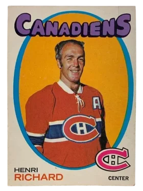 120 Henri Richard 1971 72 O Pee Chee from Front Ex