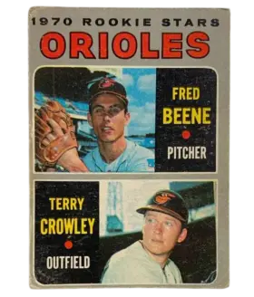 121 Orioles 1970 Rookie Stars Fred Beene Terry Crowley Rs Rc 1970 O Pee from Chee Front