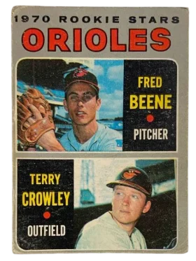 121 Orioles 1970 Rookie Stars Fred Beene Terry Crowley Rs Rc 1970 O Pee from Chee Front