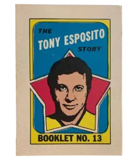 13 Tony Esposito 1971 72 O Pee Chee Pee Chee from Booklets Front