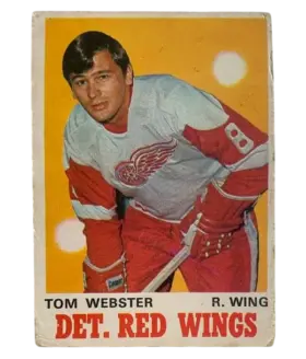 155 Tom Webster 1970 71 O Pee Chee from Front Pr