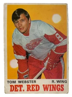 155 Tom Webster 1970 71 O Pee Chee from Front Pr