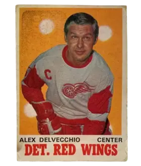 157 Alex Delvecchio 1970 71 O Pee Chee from Front Pr1