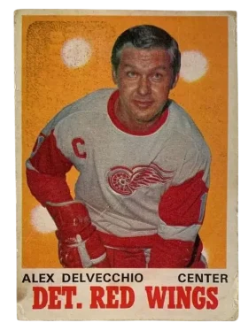 157 Alex Delvecchio 1970 71 O Pee Chee from Front Pr1