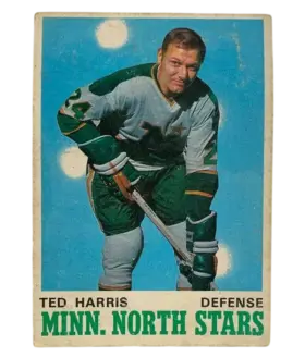 166 Ted Harris 1970 71 O Pee Chee from Front Pr