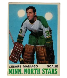 173 Cesare Maniago 1970 71 O Pee Chee from Front Pr
