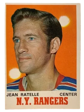 181 Jean Ratelle 1970 71 O Pee Chee from Front Nm