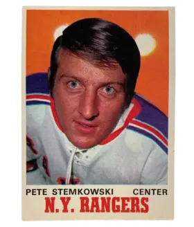 182 Pete Stemkowski 1970 71 O Pee Chee from Front Ex