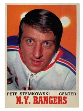182 Pete Stemkowski 1970 71 O Pee Chee from Front Ex