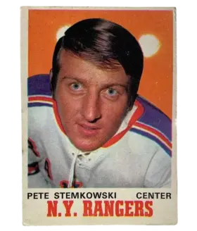182 Pete Stemkowski 1970 71 O Pee Chee from Front Pr
