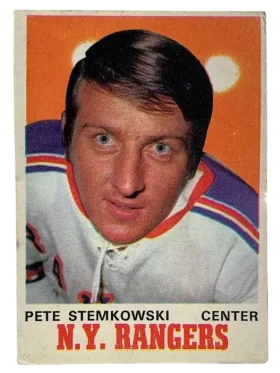 182 Pete Stemkowski 1970 71 O Pee Chee from Front Pr