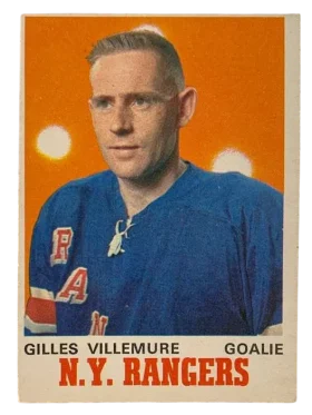 183 Gilles Villemure 1970 71 O Pee Chee from Front Ex