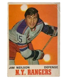 185 Jim Neilson 1970 71 O Pee Chee from Front Pr