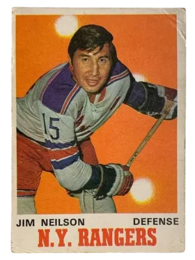 185 Jim Neilson 1970 71 O Pee Chee from Front Pr