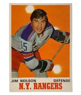 185 Jim Neilson 1970 71 O Pee Chee from Front Vg