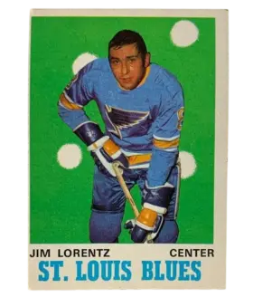 209 Jim Lorentz 1970 71 O Pee Chee from Front Ex