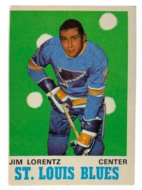 209 Jim Lorentz 1970 71 O Pee Chee from Front Ex