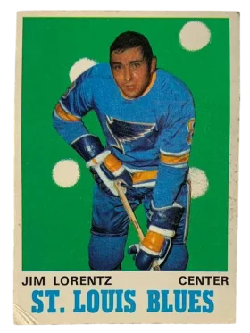 209 Jim Lorentz 1970 71 O Pee Chee from Front Pr