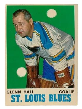 210 Glenn Hall 1970 71 O Pee Chee from Front Ex