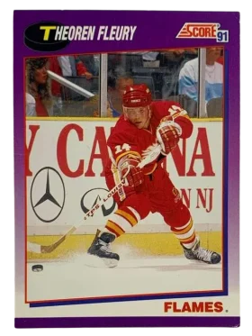 226 Theoren Fleury 1991 92 Score from American Front