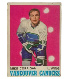 227 Mike Corrigan 1970 71 O Pee Chee from Front Pr