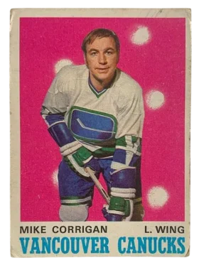 227 Mike Corrigan 1970 71 O Pee Chee from Front Pr